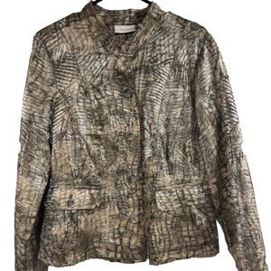 05. WOMENS CHICO’S 3/XL DETAIL JACKET